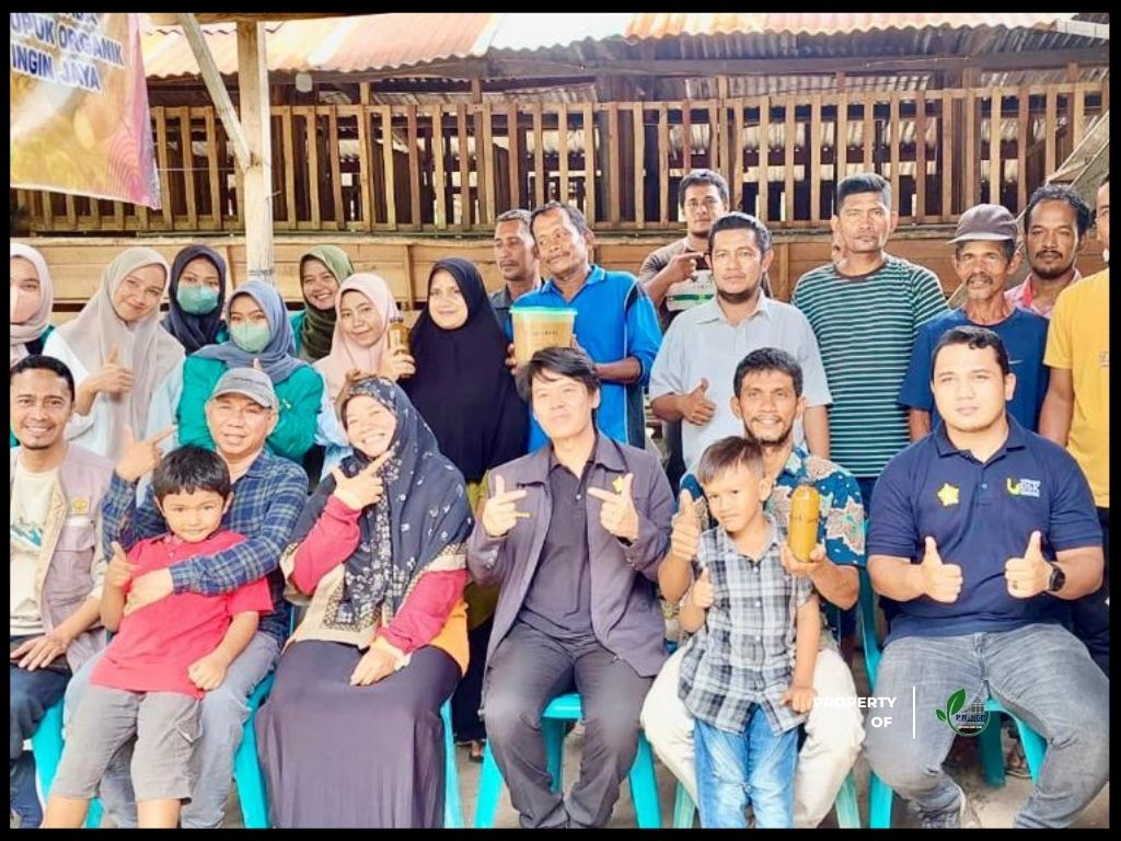 Implementasi Hasil Riset, PR ITP USK Memperkanalkan Imbuhan Pakan Pengganti Antibiotik Pada Peternak Gampong Pasie Lamgarot