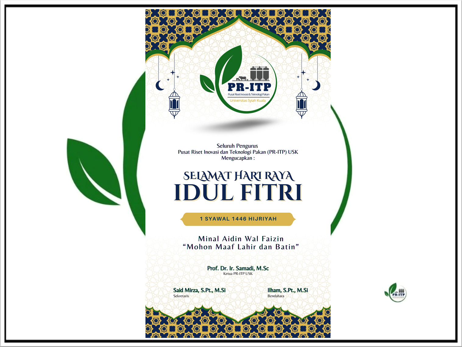 Selamat Hari Raya Idul Fitri 1446 H