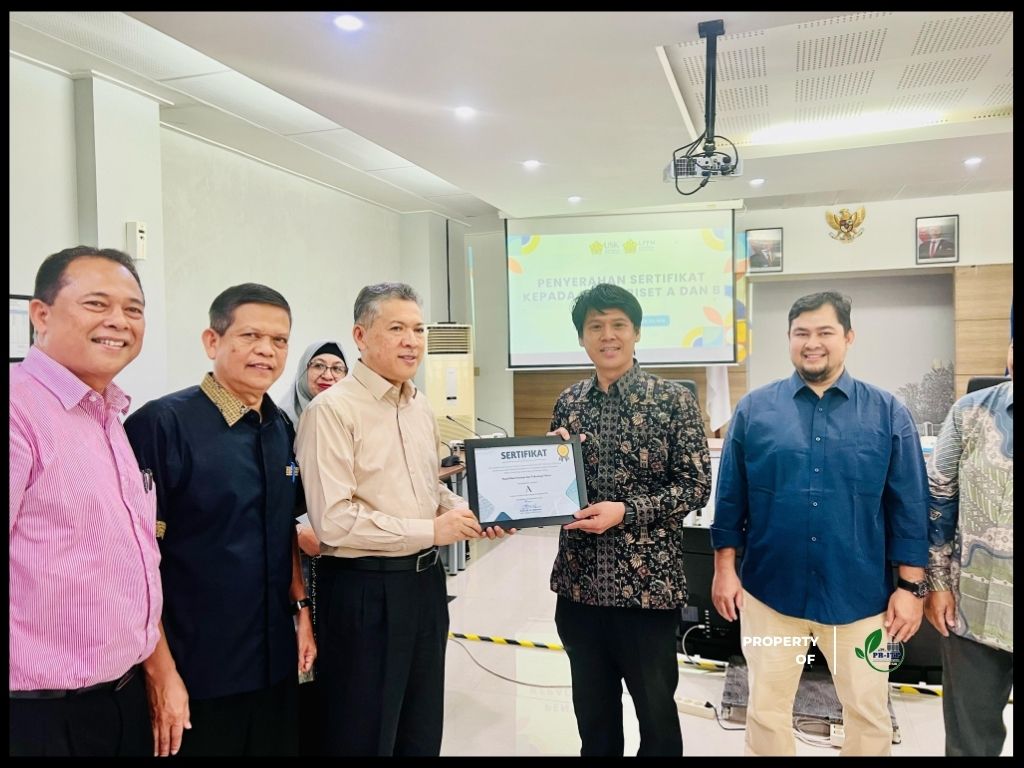 18 Pusat Riset Terima Sertifikat Rektor, PR-ITP USK Terbaru dan Raih Kategori A