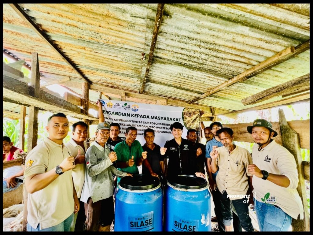 PR-ITP USK Kenalkan Silase dan POC Bio Urine Sebagai Solusi Pakan dan Limbah Ternak Berkelanjutan