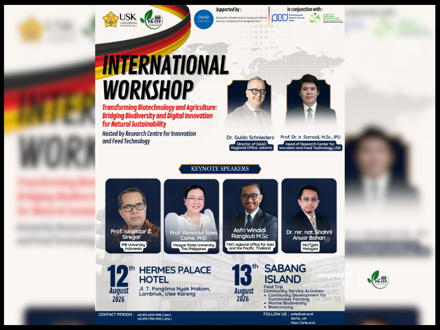 PR-ITP Gelar International Workshop DAAD 2026, Hadirkan Pakar Dunia Bahas Transformasi Bioteknologi dan Pertanian Berkelanjutan