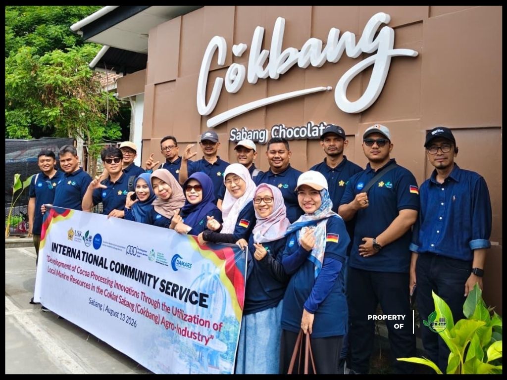 International Community Service di Sabang, PR-ITP USK Dorong Inovasi Cokelat Berbasis Sumber Daya Lokal